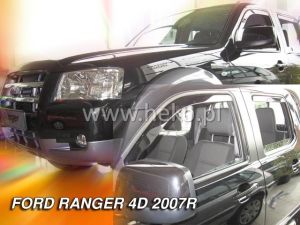 Deflektory komplet 4 ks pre Ford Ranger, 2006-12 / 4-dver.