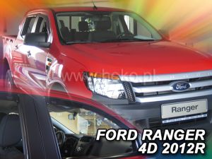 Deflektory predné pre Ford Ranger, 2012-21 / 4-dver.