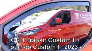 Deflektory predné - Ford Tourneo Custom, 2023-