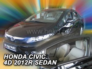 Deflektory predné pre HONDA Civic, 2012-15 / sedan