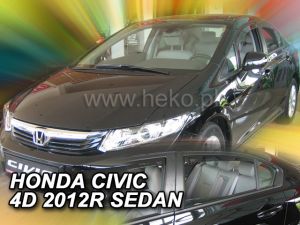 Deflektory komplet 4 ks pre HONDA Civic, 2012-15 / sedan