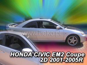 Deflektory predné pre Honda Civic, 2001-05 / Coupe EM2, 2-dver.