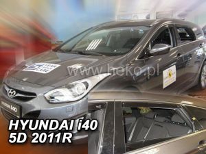 Deflektory komplet 4 ks pre Hyundai i40, 2011-19 / kombi, 5-dver.