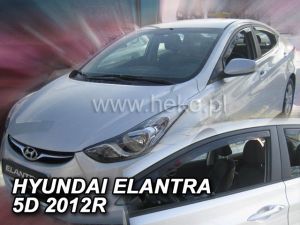 Deflektory predné pre Hyundai Elantra, 2010-15 / 4-dver.