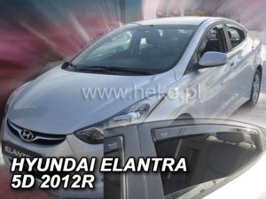 Deflektory komplet 4 ks pre Hyundai Elantra, 2010-15 / 4-dver.