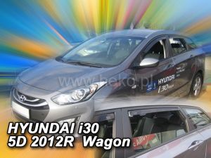 Deflektory komplet 4 ks pre Hyundai i30, 2012-17 / kombi, 5-dver.