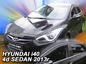 Deflektory komplet 4 ks pre Hyundai i40, 2011-19 / sedan, 5-dver.