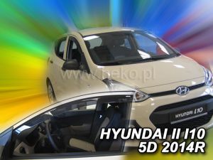 Deflektory predné pre Hyundai i10, 2014-19 / 5-dver.
