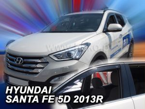 Deflektory predné pre Hyundai Santa Fe, 2012-18