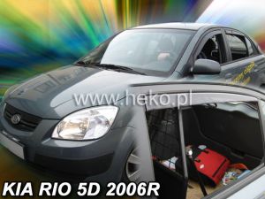 Deflektory komplet 4 ks pre KIA Rio, 2005-11 / 5-dver