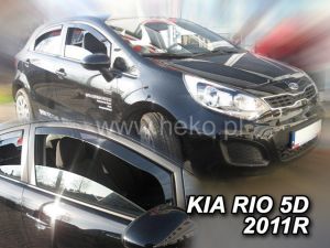 Deflektory predné pre KIA Rio, 2011-17