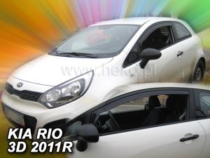 Deflektory predné pre Kia Rio, 2011-17 / 3-dver.
