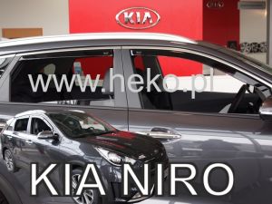 Deflektory komplet 4 ks pre Kia Niro, 2016-22 / 5-dver.