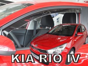 Deflektory predné pre Kia Rio, 2017-24 / hatchback, 5-dver.
