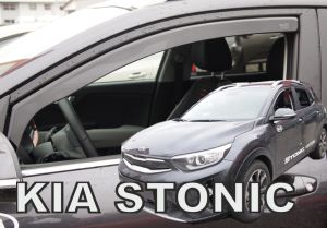 Deflektory predné pre Kia Stonic, 2017- / 5-dver.