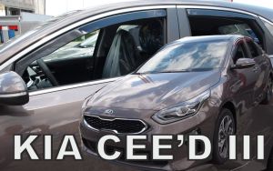 Deflektory komplet 4 ks - Kia Ceed, 2018- / hatchback