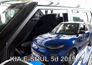 Deflektory komplet 4 ks - Kia Soul, 2019-25 / E-Soul EV