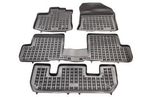 Autokoberce gumové Dacia Lodgy, 2012-21 / (okraj 28mm), 7-miestne