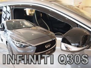 Deflektory predné - Infiniti Q30, 2015-19 / S