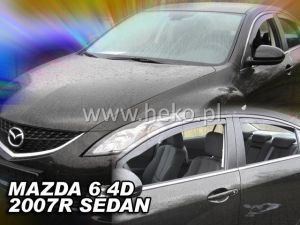 Deflektory komplet 4 ks pre MAZDA 6, 2008-13 / sedan