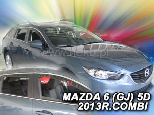 Deflektory komplet 4 ks pre MAZDA 6, 2012-24 / kombi
