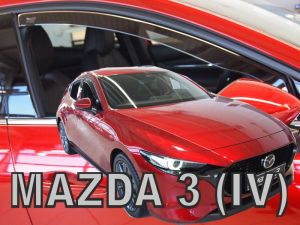 Deflektory predné - Mazda 3, 2019- / 5 dverový hatchback