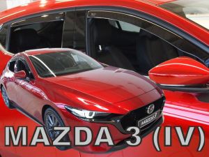 Deflektory komplet 4 ks - Mazda 3, 2019- / 5-dverový hatchback