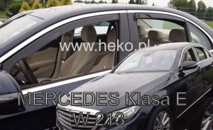 Deflektory komplet 4 ks pre Mercedes E, 2016-23 / (W213), sedan, 4-dver.