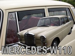 Deflektory komplet 4 ks - Mercedes W110, 1962-1968