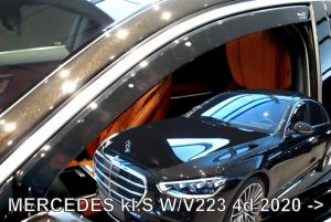 Deflektory predné pre MERCEDES S, 2020- / (W223) nie LONG