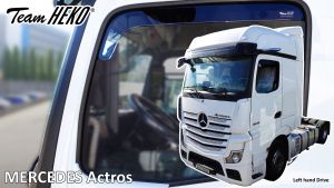 Deflektory predné - Mercedes Antos, 2012-21 / EU verzia
