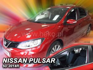 Deflektory predné pre Nissan Pulsar, 2014-18