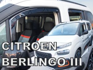 Deflektory komplet - Citroen Berlingo, 2018-