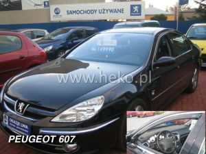 Deflektory predné pre PEUGEOT 607, 1999-10 / sedan