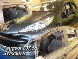 Deflektory komplet 4 ks pre PEUGEOT 207, 2006-14 / kombi