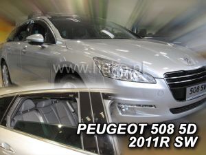 Deflektory komplet 4 ks pre PEUGEOT 508, 2011-18 / kombi