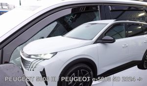 Deflektory komplet pre Peugeot 5008, 2024- / vrátane e-5008
