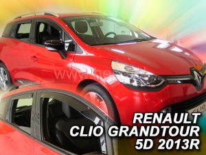 Deflektory komplet 4 ks pre Renault Clio, 2012-19 / kombi, 5-dver.,
