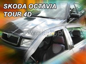 Deflektory predné pre SKODA Octavia, 1996-10 / I. generácia - lepená na ráme dverí