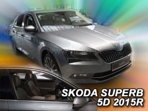 Deflektory predné pre Škoda Superb, 2015-24