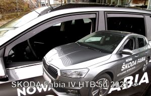 Deflektory komplet 4 ks - Škoda Fabia, 2021- / 4. gen.