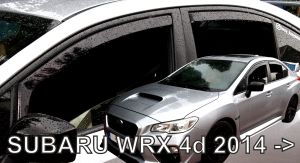 Deflektory komplet 4 ks - Subaru WRX, 2014-21