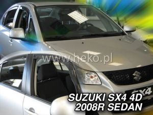 Deflektory komplet 4 ks pre SUZUKI SX4, 2008-13 / sedan