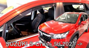 Deflektory komplet 4 ks - Suzuki S-Cross, 2021-