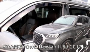 Deflektory komplet 4 ks - Ssangyong Rexton, 2017-