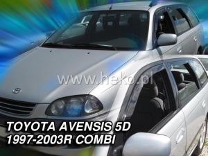 Deflektory komplet 4 ks pre TOYOTA Avensis, 1997-03 / kombi