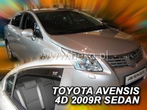 Deflektory komplet 4 ks pre TOYOTA Avensis, 2009-18 / sedan