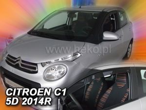 Deflektory predné - Citroen C1, 2014-21 / 5-dver.