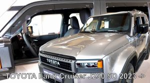 Deflektory komplet pre Toyota Land Cruiser, 2023- / J250, 5-dver.