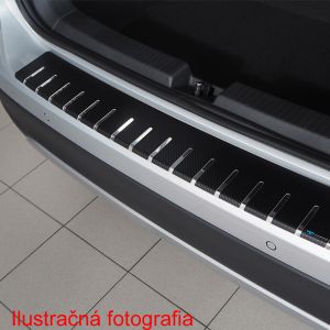 Profilovaná lišta nárazníka - nerez s karbónovou fóliou pre FIAT Scudo, 2007-16